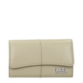 Karl Lagerfeld K/Signature Flap Wallet in Sage Green