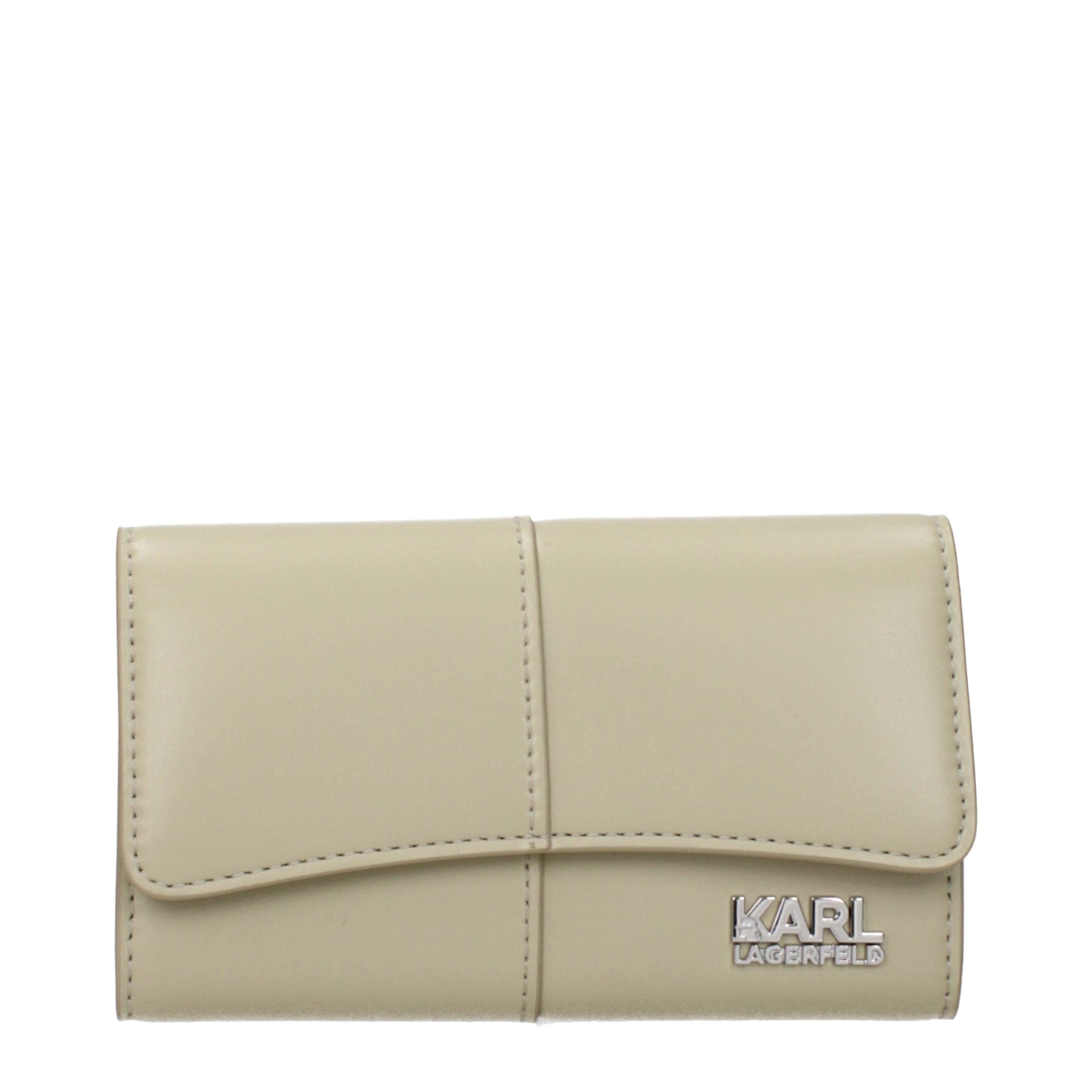 Karl Lagerfeld K/Signature Flap Wallet in Sage Green