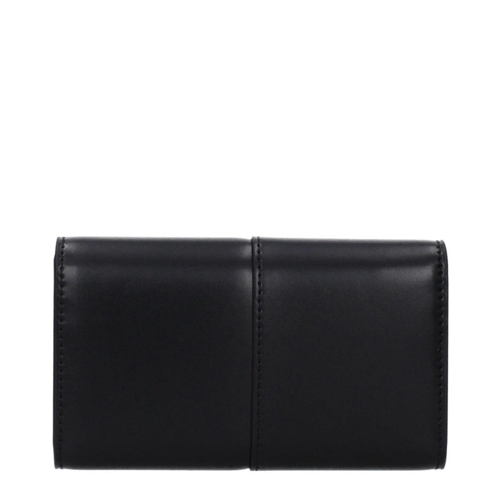 Karl Lagerfeld K/Signature Flap Wallet in Black