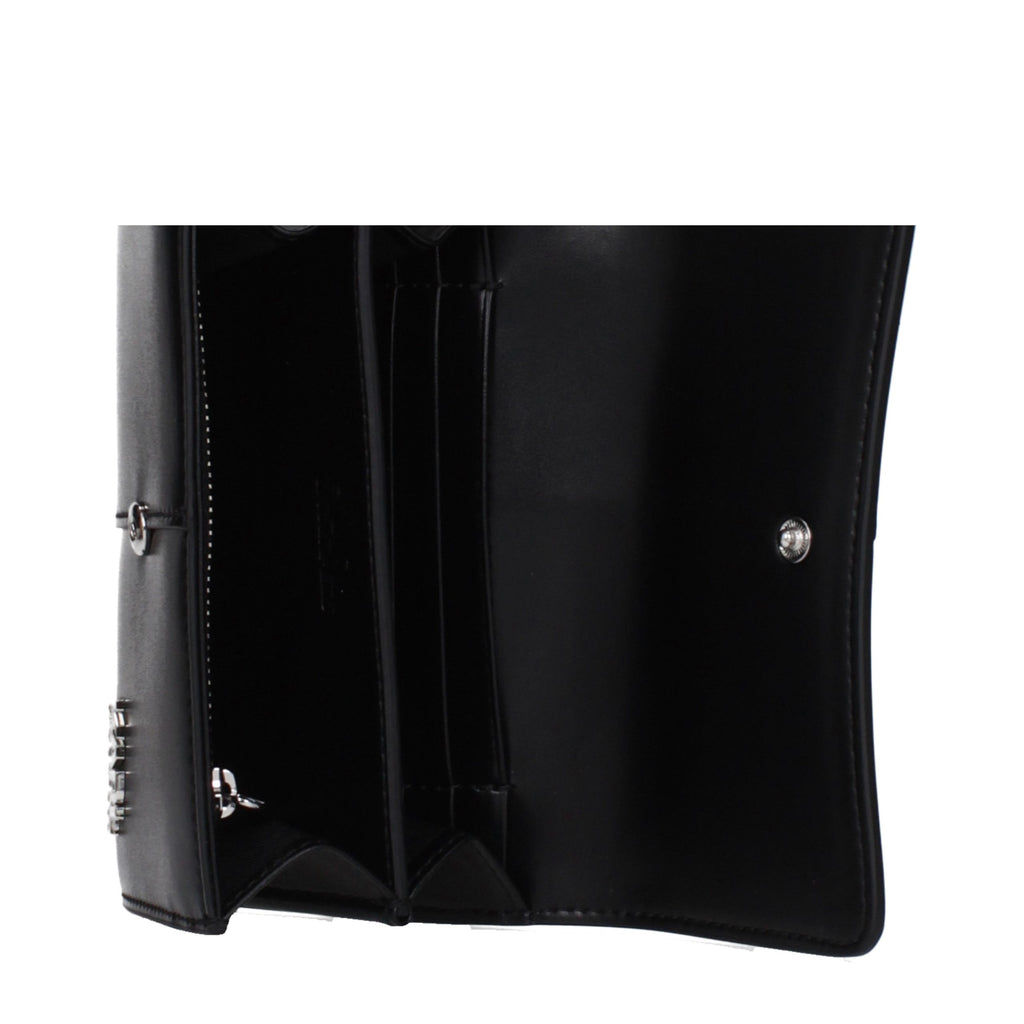Karl Lagerfeld K/Signature Flap Wallet in Black