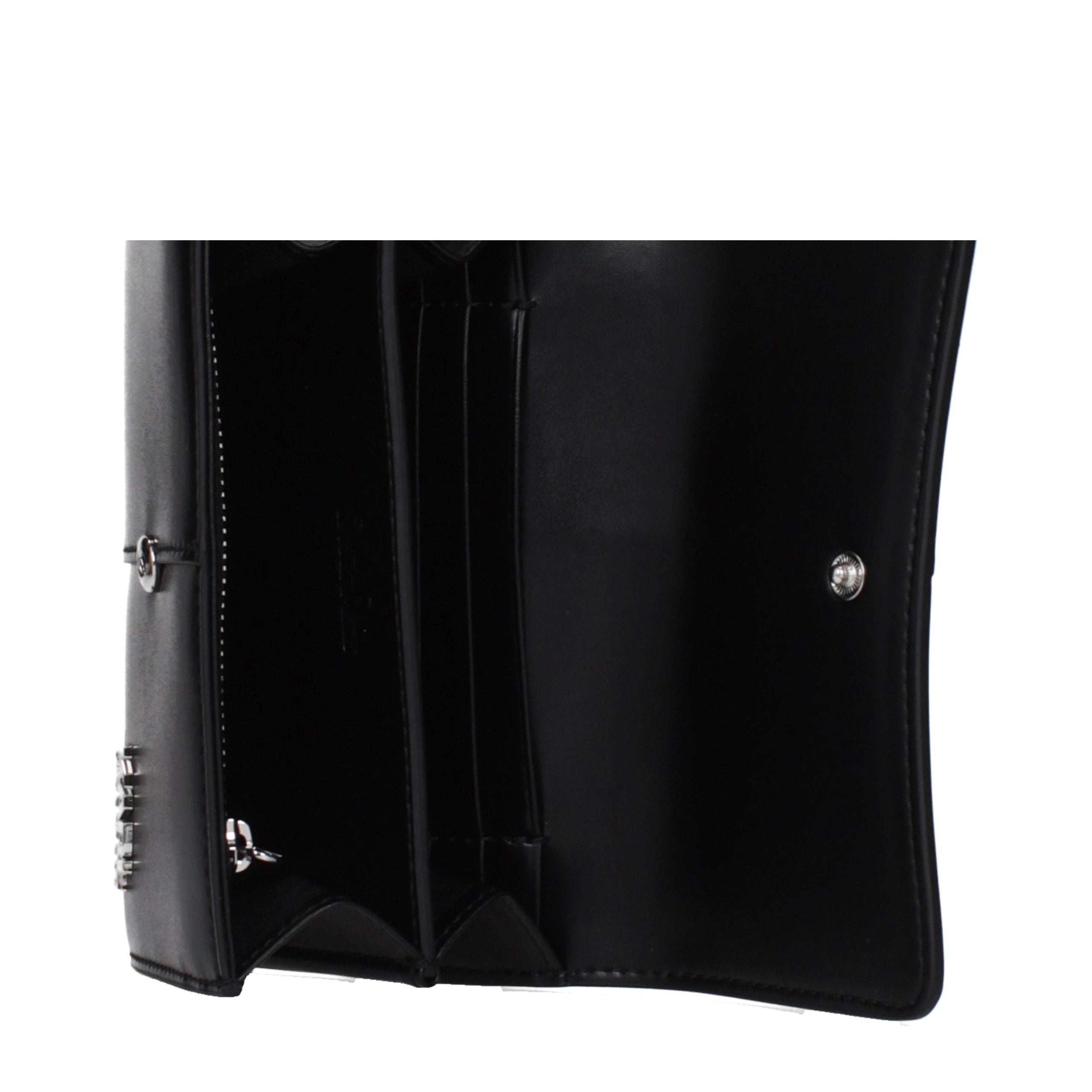 Karl Lagerfeld K/Signature Flap Wallet in Black