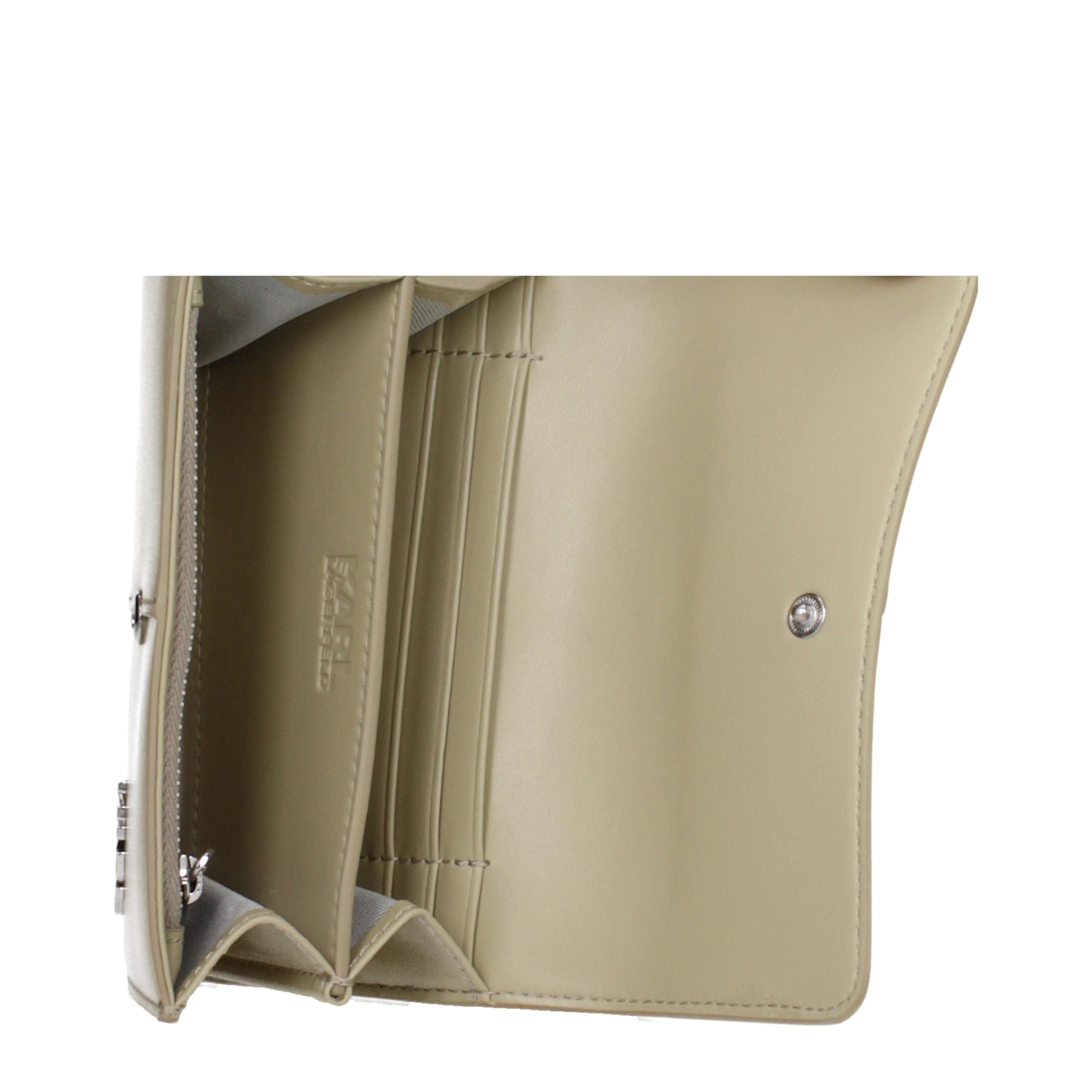 Karl Lagerfeld K/Signature Flap Wallet in Sage Green