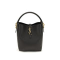 Saint Laurent Le 37 Bucket Bag Grained Leather Black