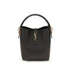 Saint Laurent Le 37 Bucket Bag Grained Leather Black