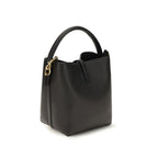 Saint Laurent Le 37 Bucket Bag Grained Leather Black