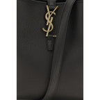 Saint Laurent Le 37 Bucket Bag Grained Leather Black