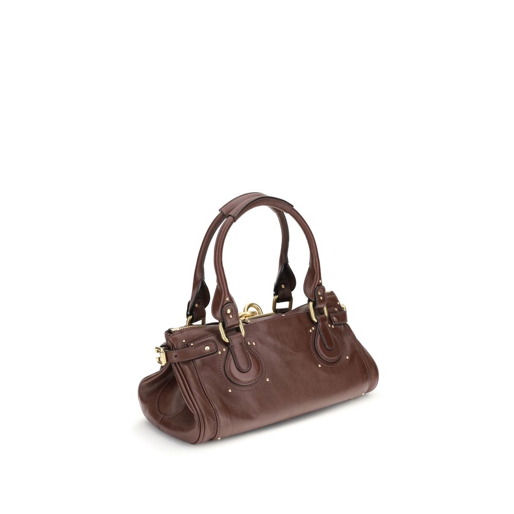 Chloé Paddington Large Bag Bordeaux Calf Leather