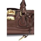 Chloé Paddington Large Bag Bordeaux Calf Leather