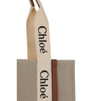 Chloé Large Woody Tote Bag in Linen