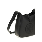 Tory Burch Miller Mini Swing Bag in Black Pebbled Leather