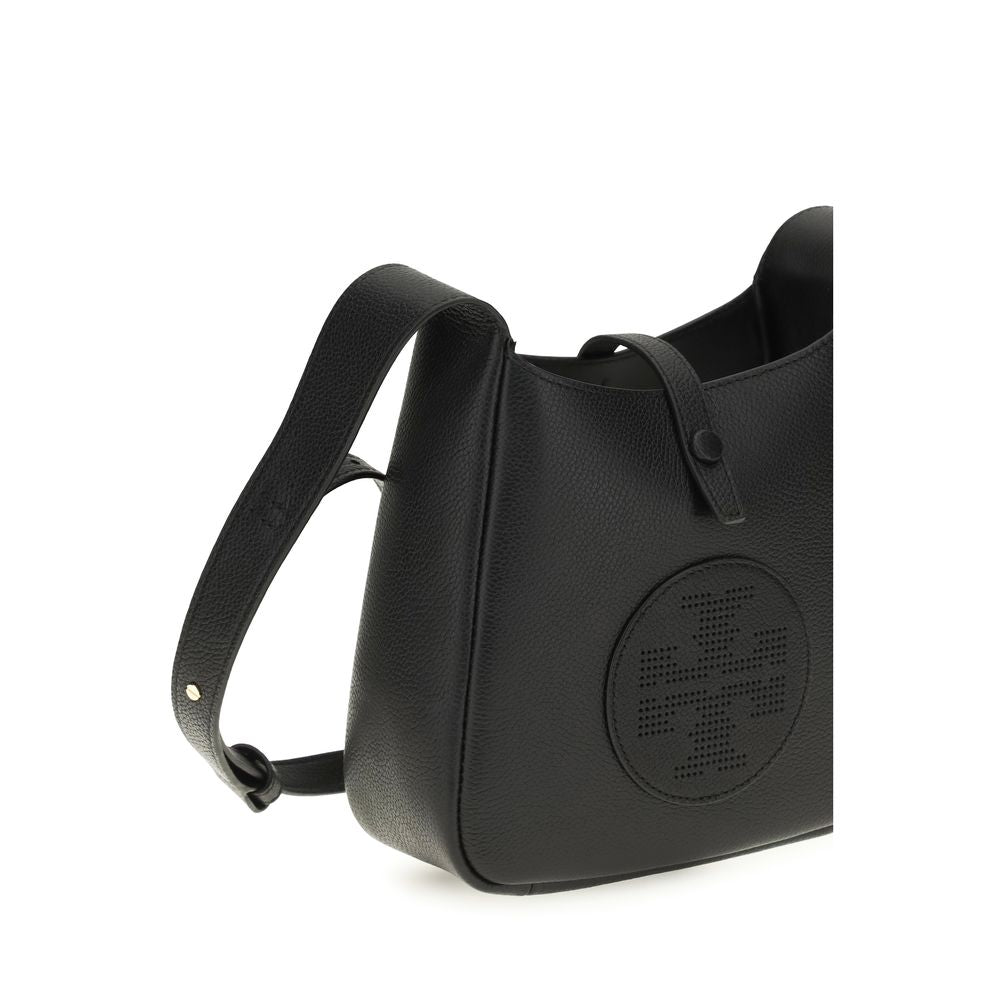 Tory Burch Miller Mini Swing Bag in Black Pebbled Leather