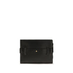 Balmain Anthem Leather Clutch Bag in Black