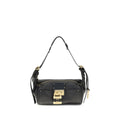 Chloé Small Paddington Leather Shoulder Bag in Black