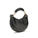 Chloé Marcie Small Leather Shoulder Bag in Black