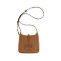 Tory Burch Miller Swing Pebbled Leather Crossbody Bag in Tan
