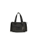 Miu Miu Utilitaire Leather Shoulder Bag Black
