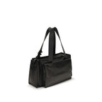 Miu Miu Utilitaire Leather Shoulder Bag Black