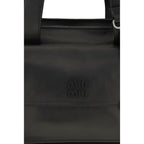 Miu Miu Utilitaire Leather Shoulder Bag Black