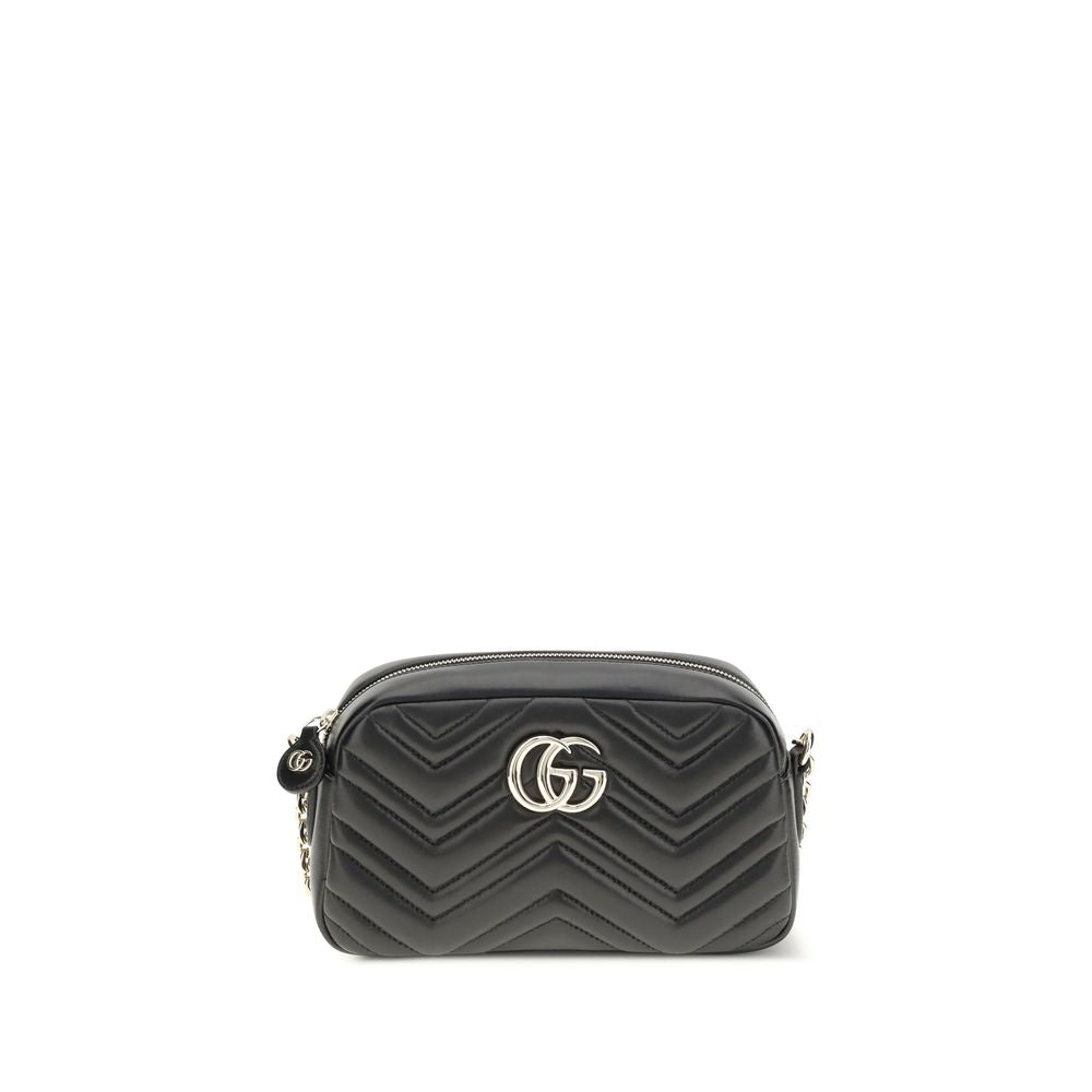 Gucci GG Marmont Camera Bag in Black Leather