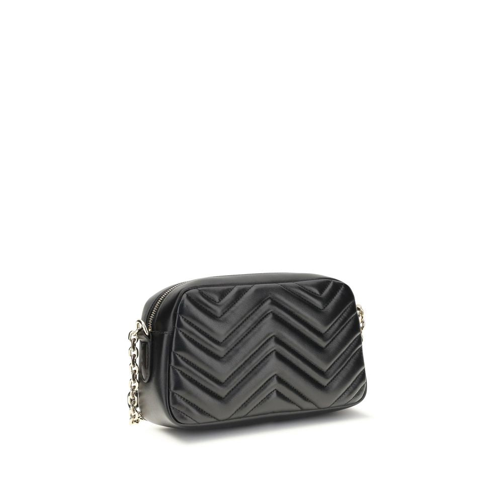 Gucci GG Marmont Camera Bag in Black Leather