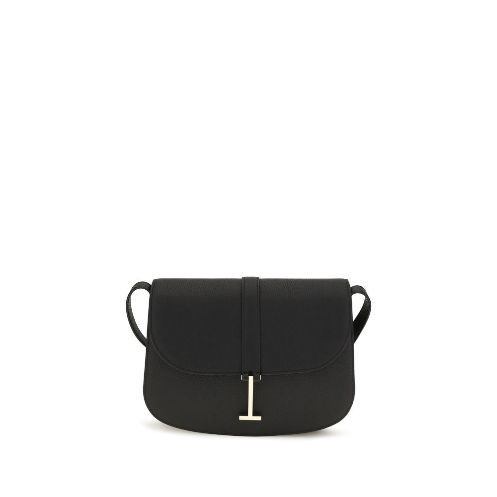 Tom Ford T-Clasp Grained Leather Shoulder Bag