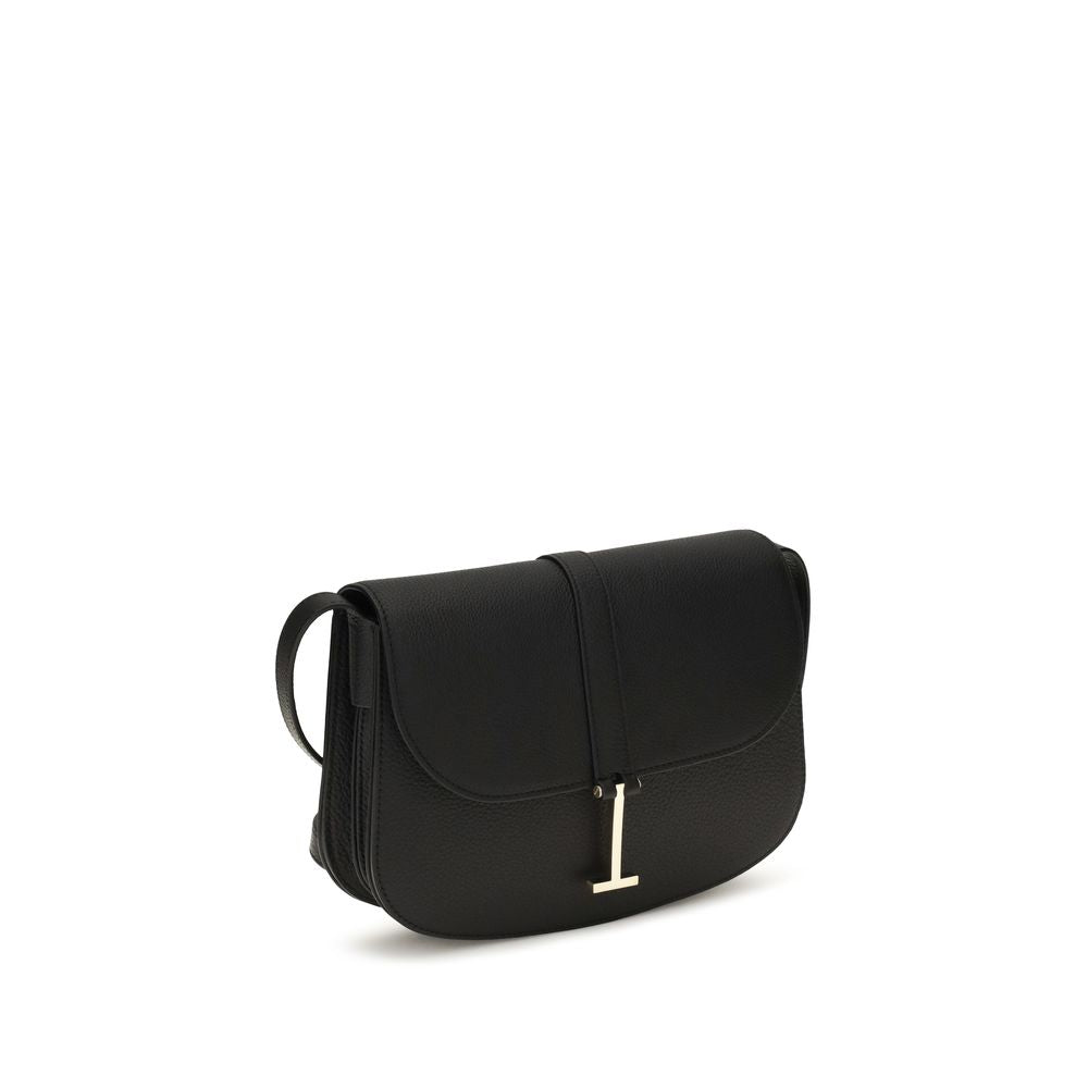 Tom Ford T-Clasp Grained Leather Shoulder Bag
