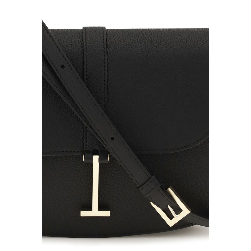 Tom Ford T-Clasp Grained Leather Shoulder Bag