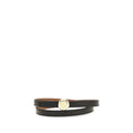 Tory Burch Romy Reversible Pebbled Leather Belt