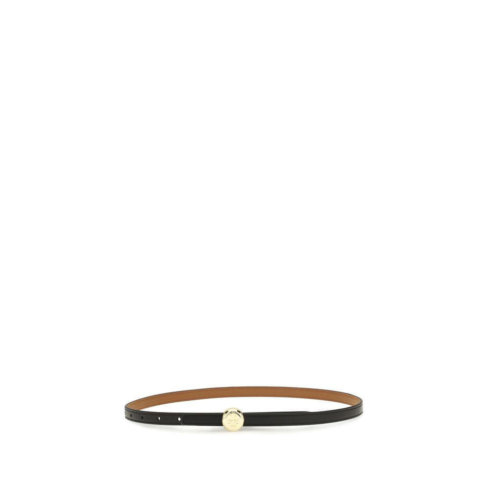 Tory Burch Romy Reversible Pebbled Leather Belt