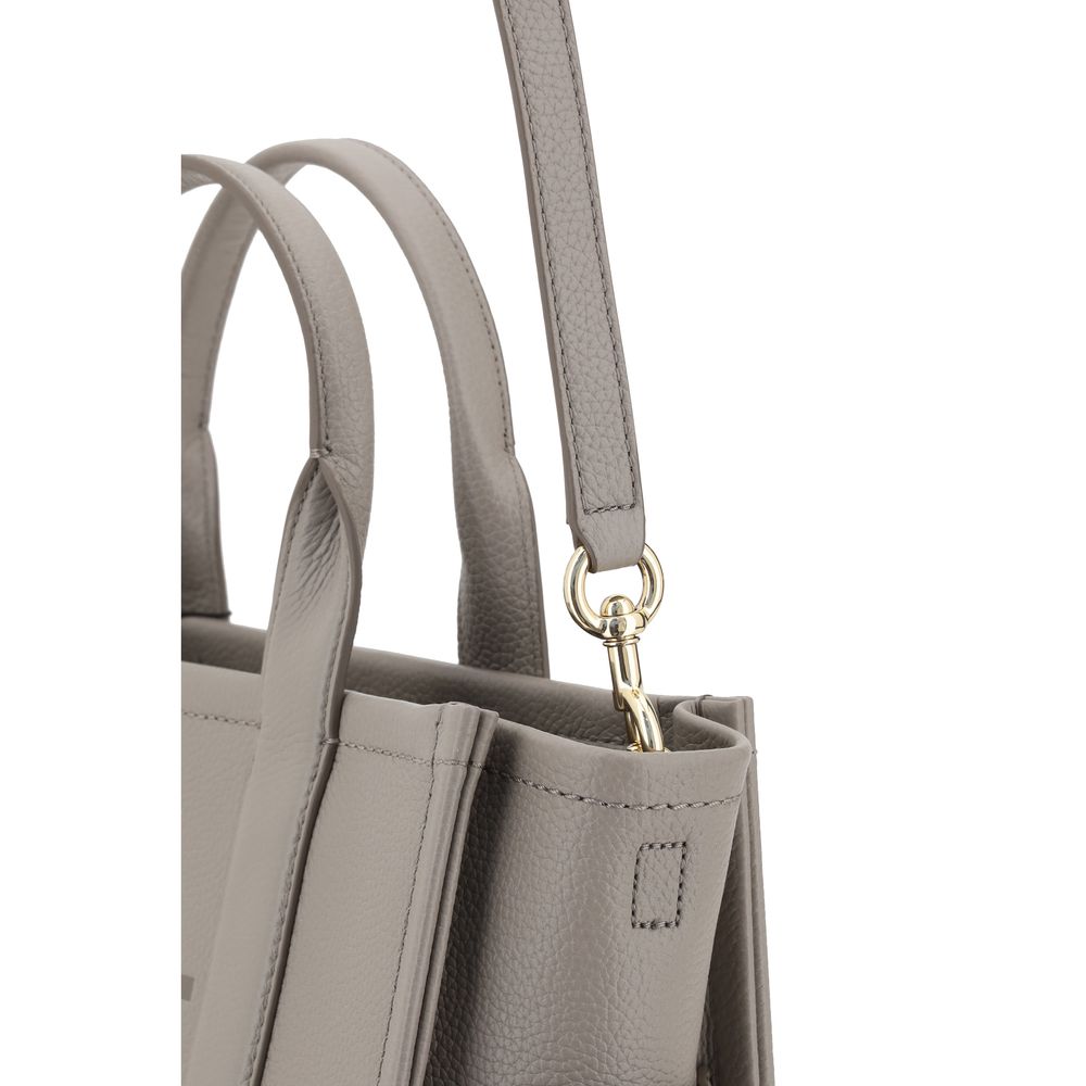 Marc Jacobs The Medium Tote Gray Calf Leather Handbag