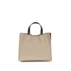 Marni Museo Beige Calf Leather Tote Bag