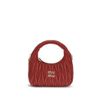 Miu Miu Wandler Mini Hobo Handbag Cherry Red
