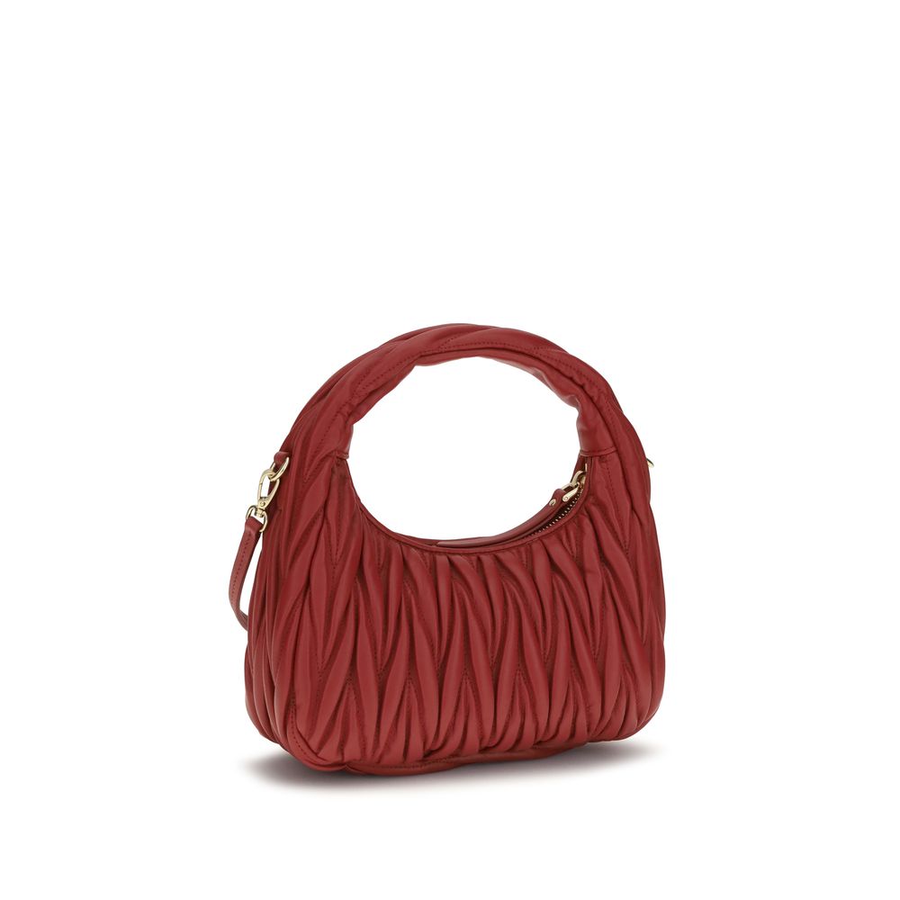 Miu Miu Wandler Mini Hobo Handbag Cherry Red