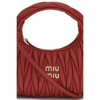 Miu Miu Wandler Mini Hobo Handbag Cherry Red