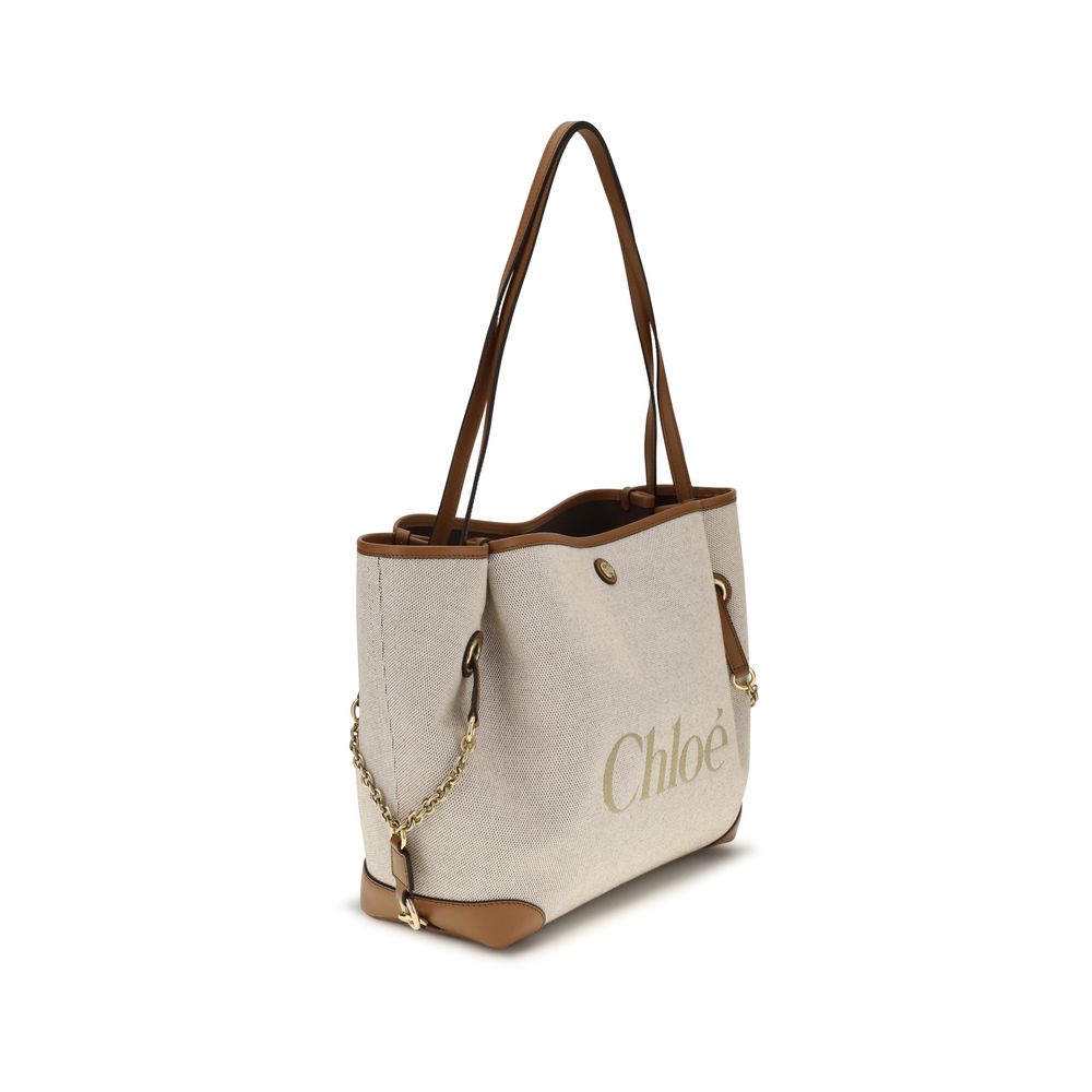 Chloé Marcie Brown Calf Leather Shoulder Bag