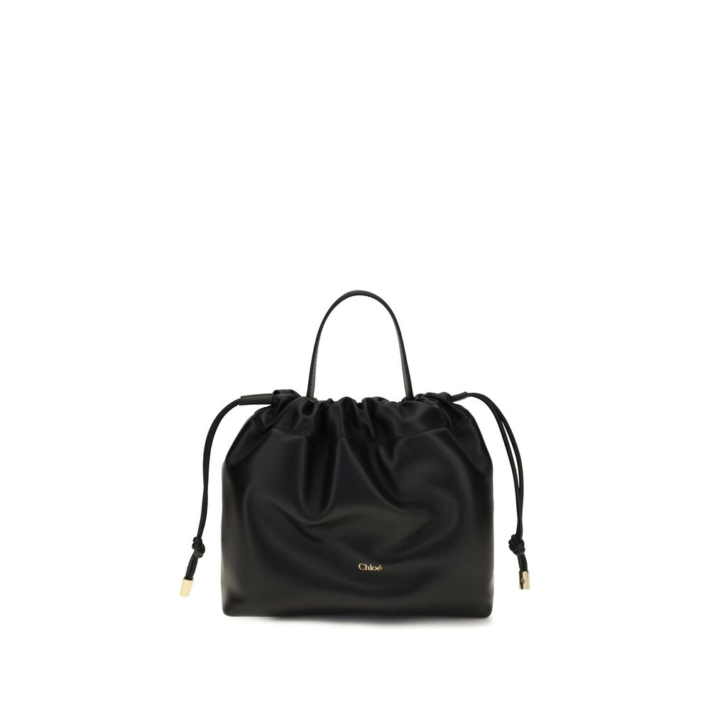 Chloé Clover Beige Canvas Tote Bag