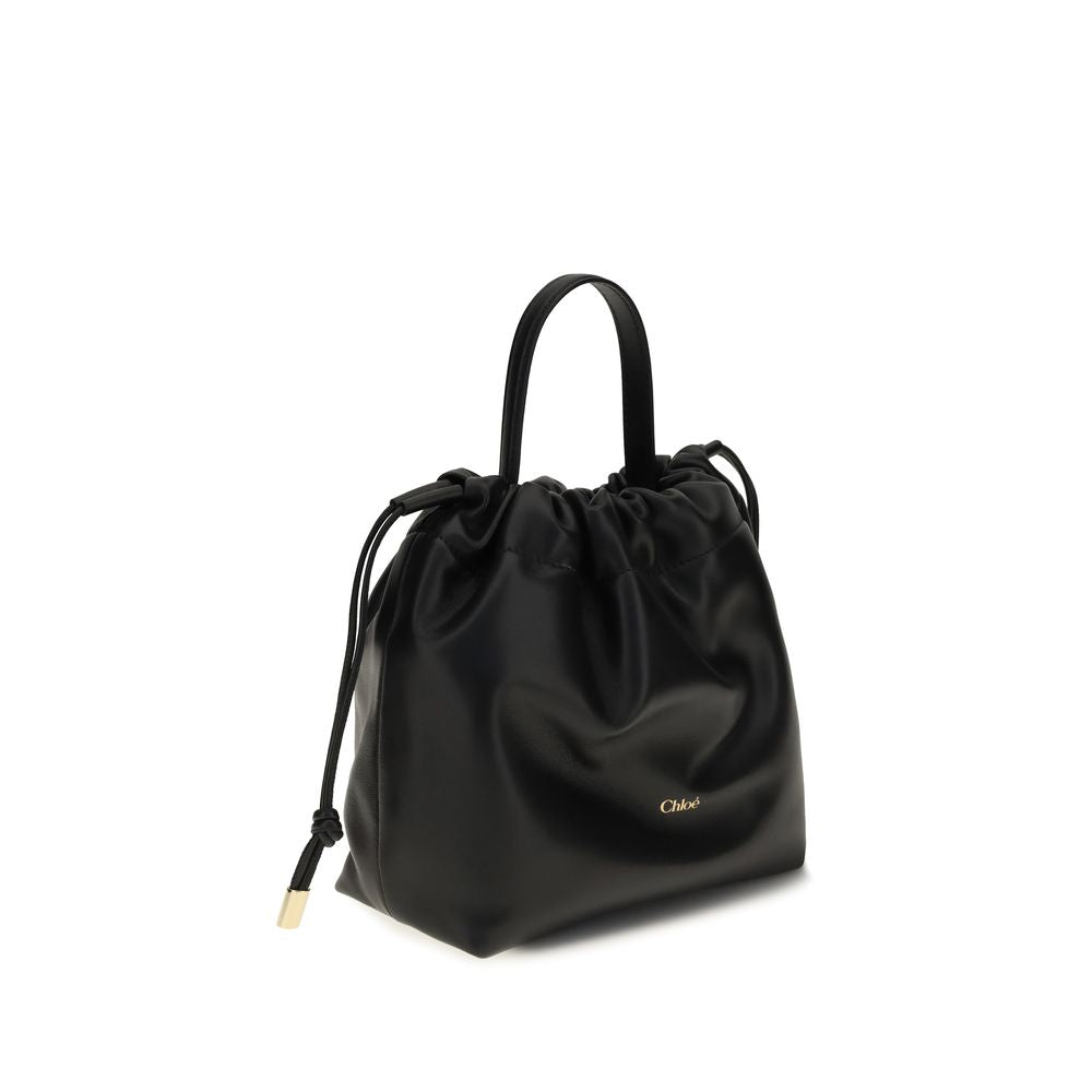 Chloé Clover Beige Canvas Tote Bag