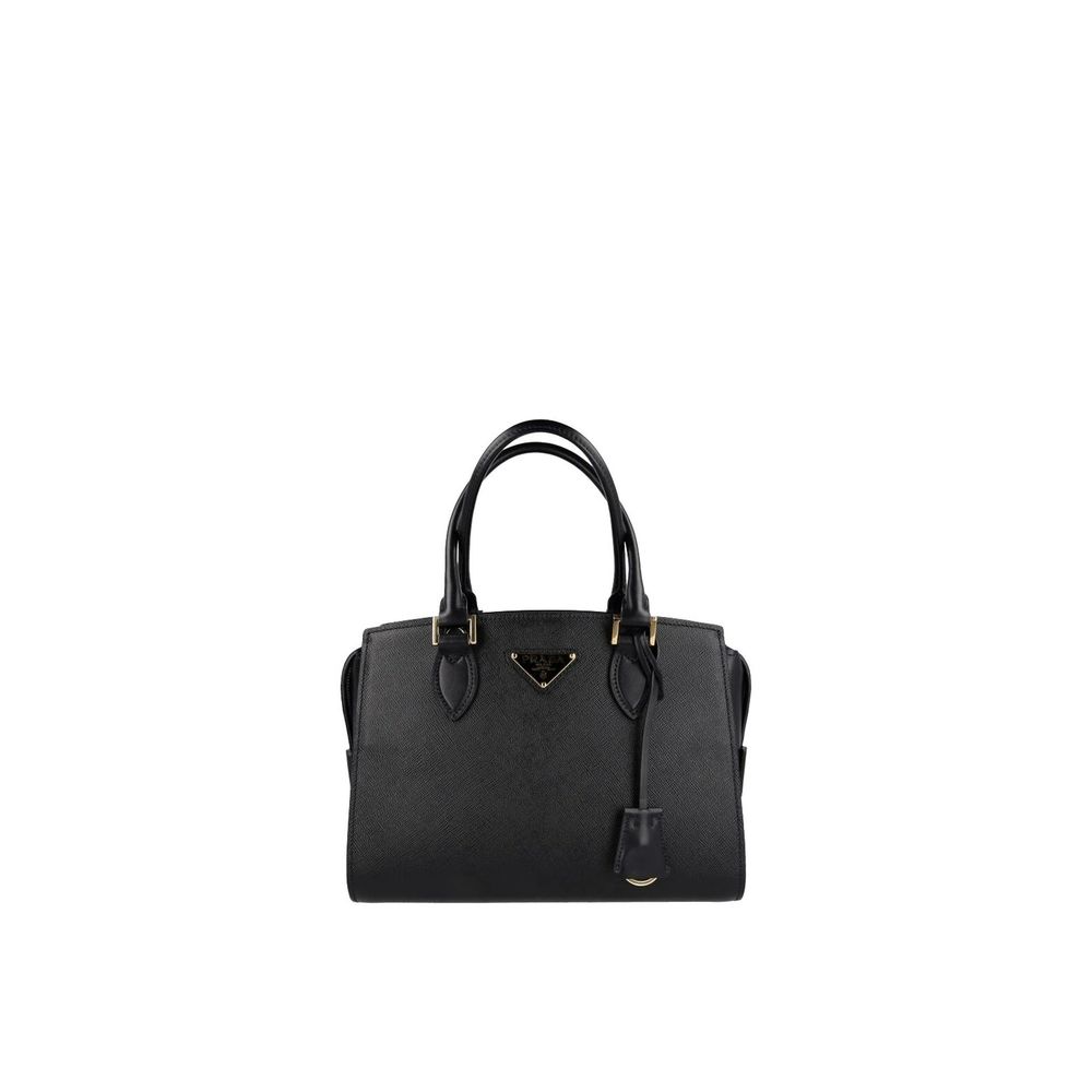 Prada Galleria Small Saffiano Leather Handbag Black