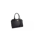 Prada Galleria Small Saffiano Leather Handbag Black