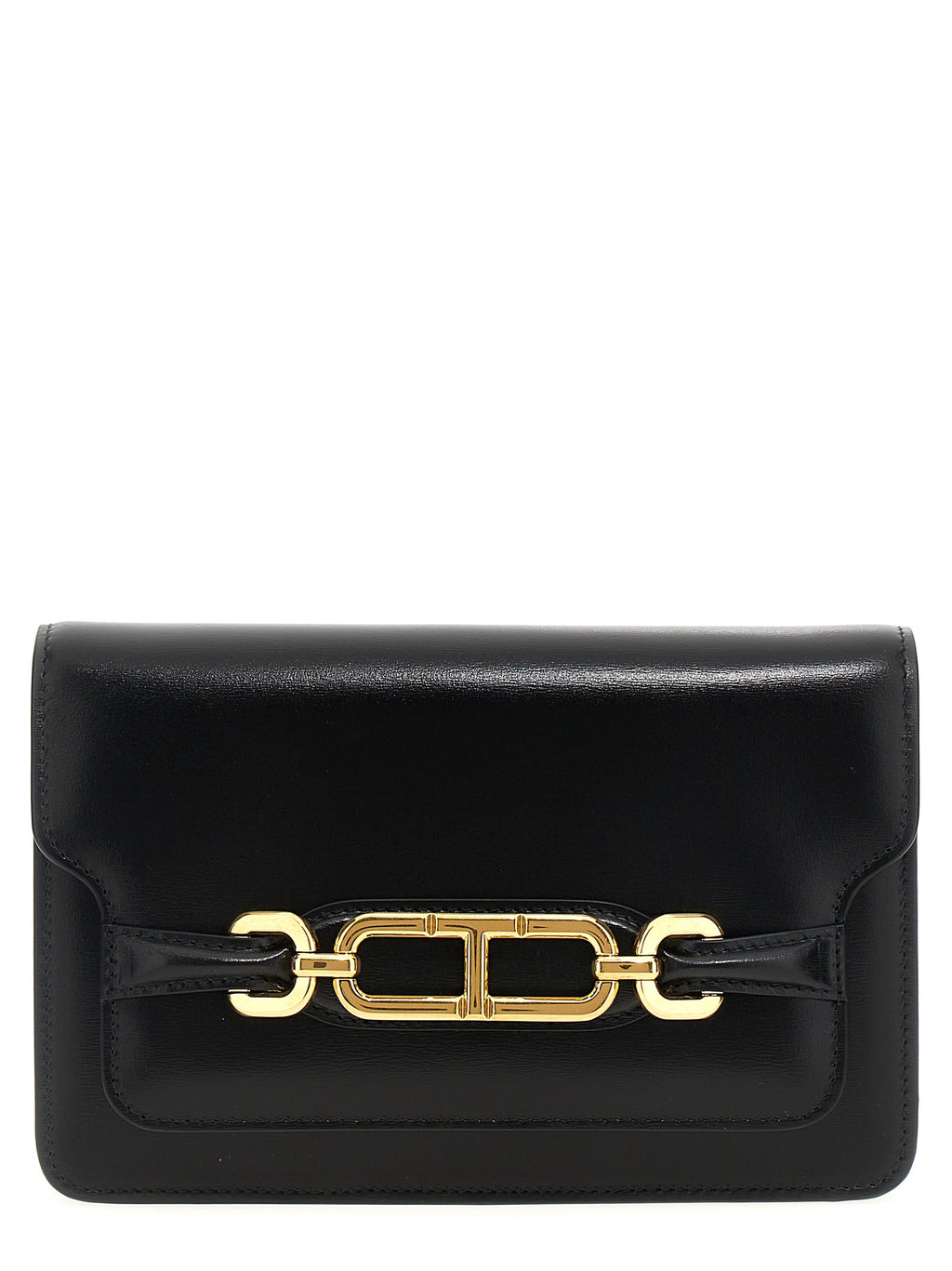 Tom Ford Small Leather Crossbody Bag Black