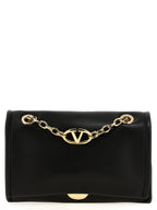 Valentino Garavani VLogo Chain Black Shoulder Bag