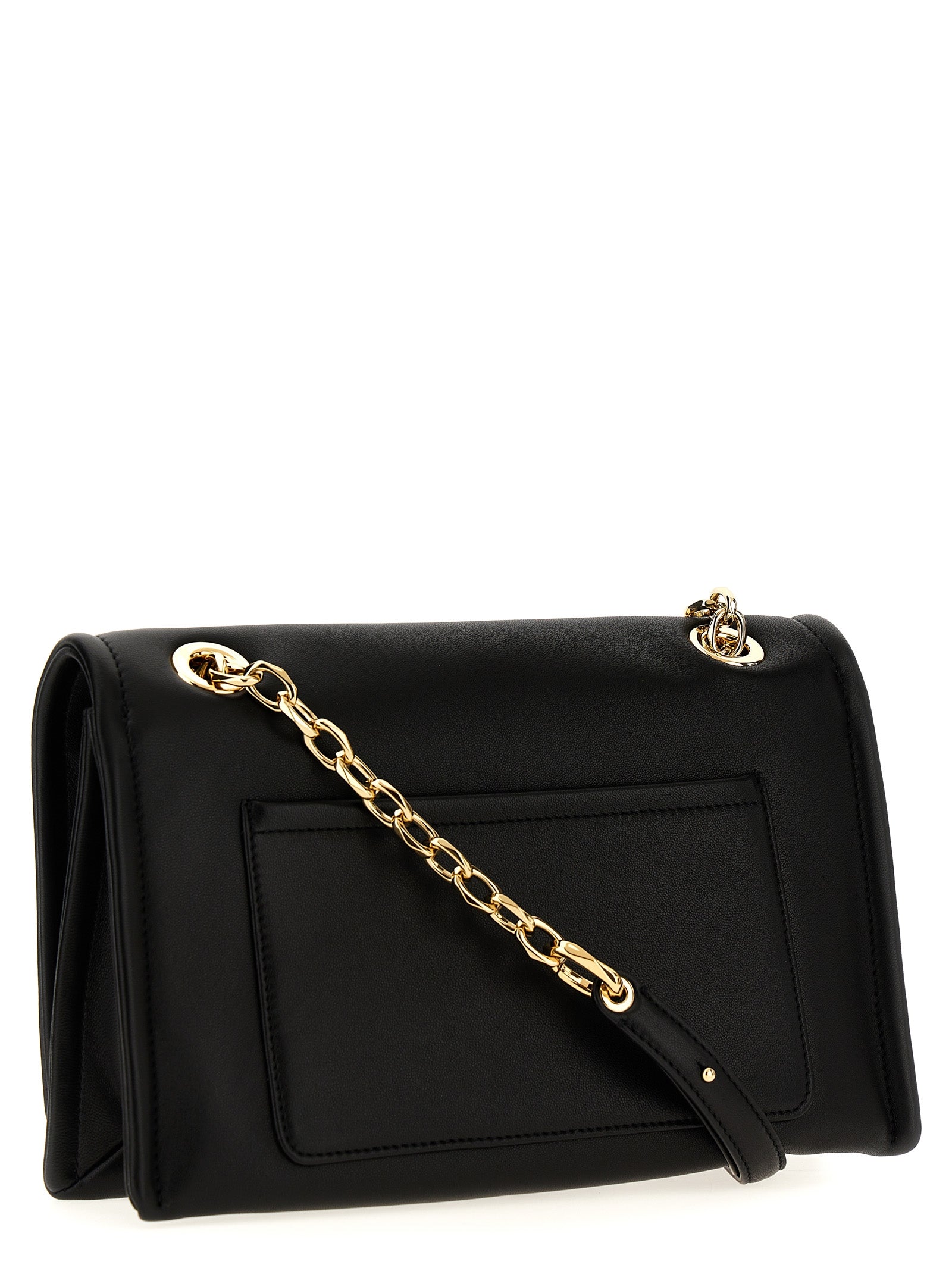 Valentino Garavani VLogo Chain Black Shoulder Bag