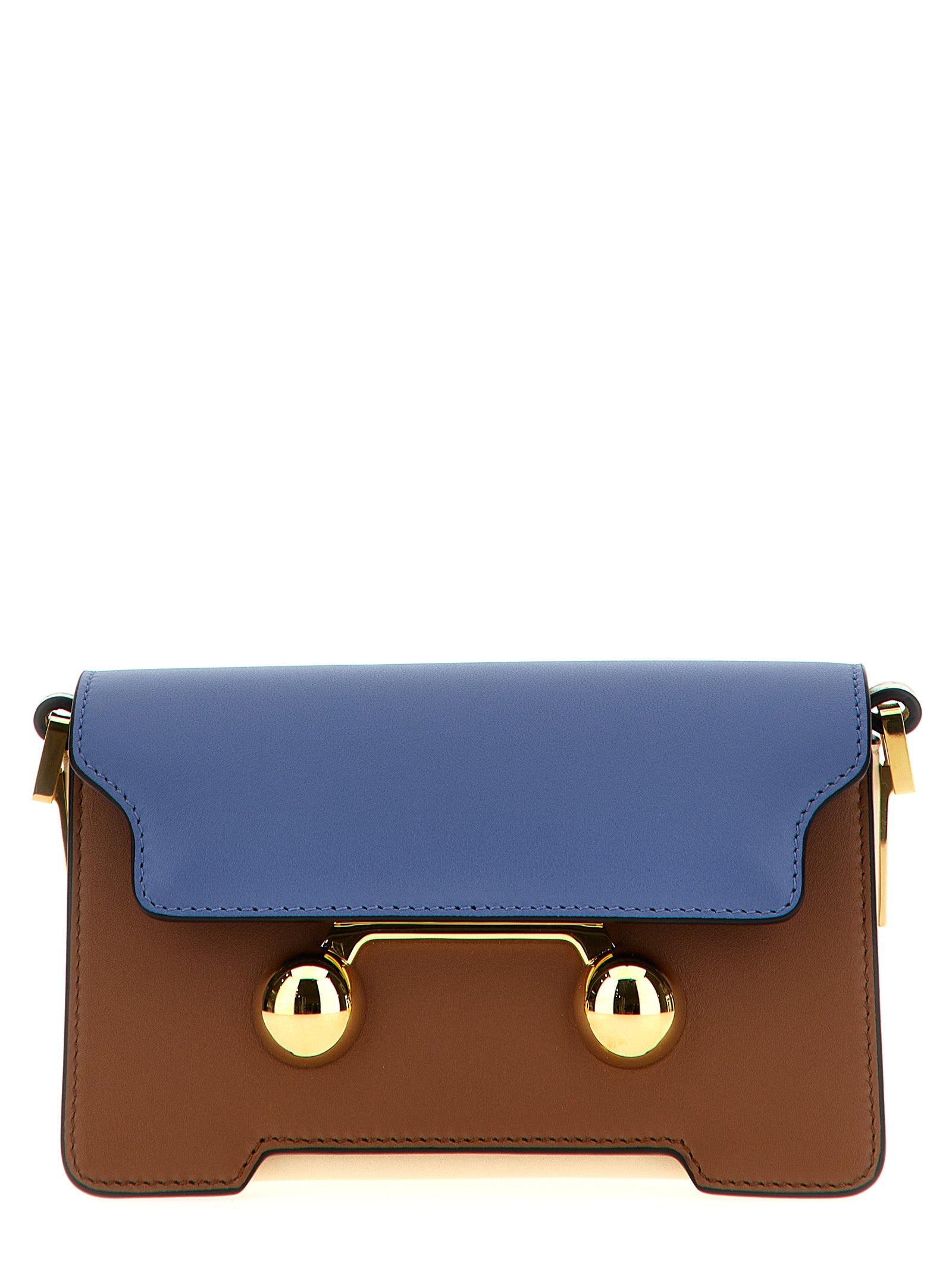 Marni Trunkaroo Mini Calf Leather Shoulder Bag Multicolor