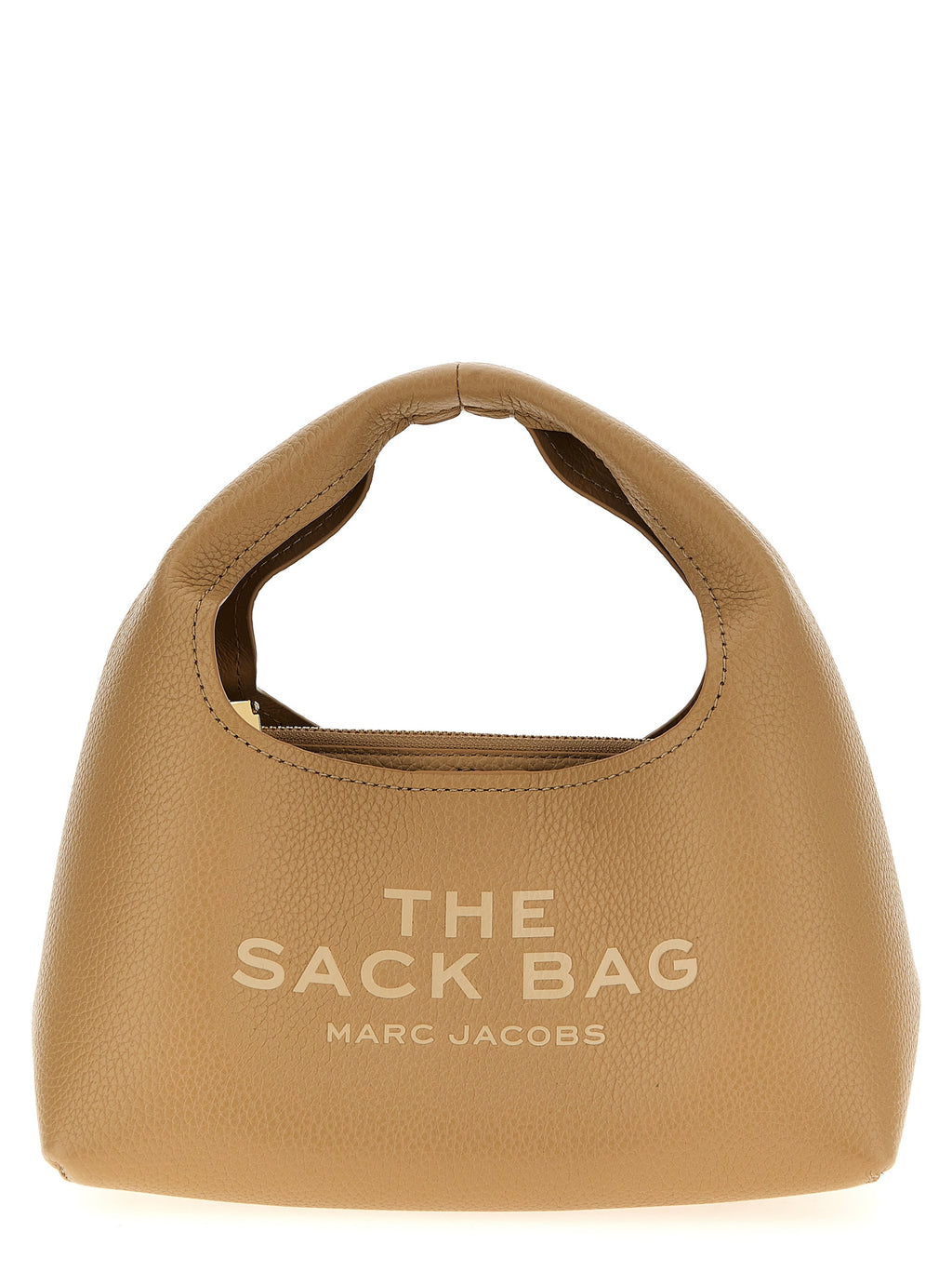 Marc Jacobs The Mini Sack Cow Leather Handbag Beige