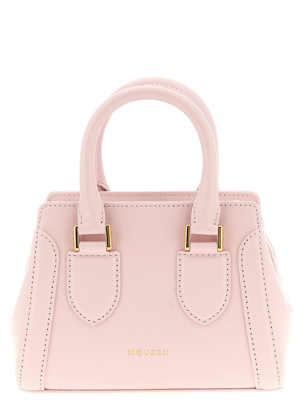 McQueen Birdee Mini Top Handle Bag Blush Pink