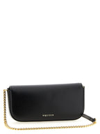 McQueen Skull Flower Small Crossbody Bag Black