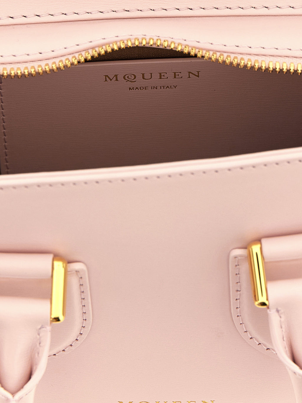 McQueen Birdee Mini Top Handle Bag Blush Pink