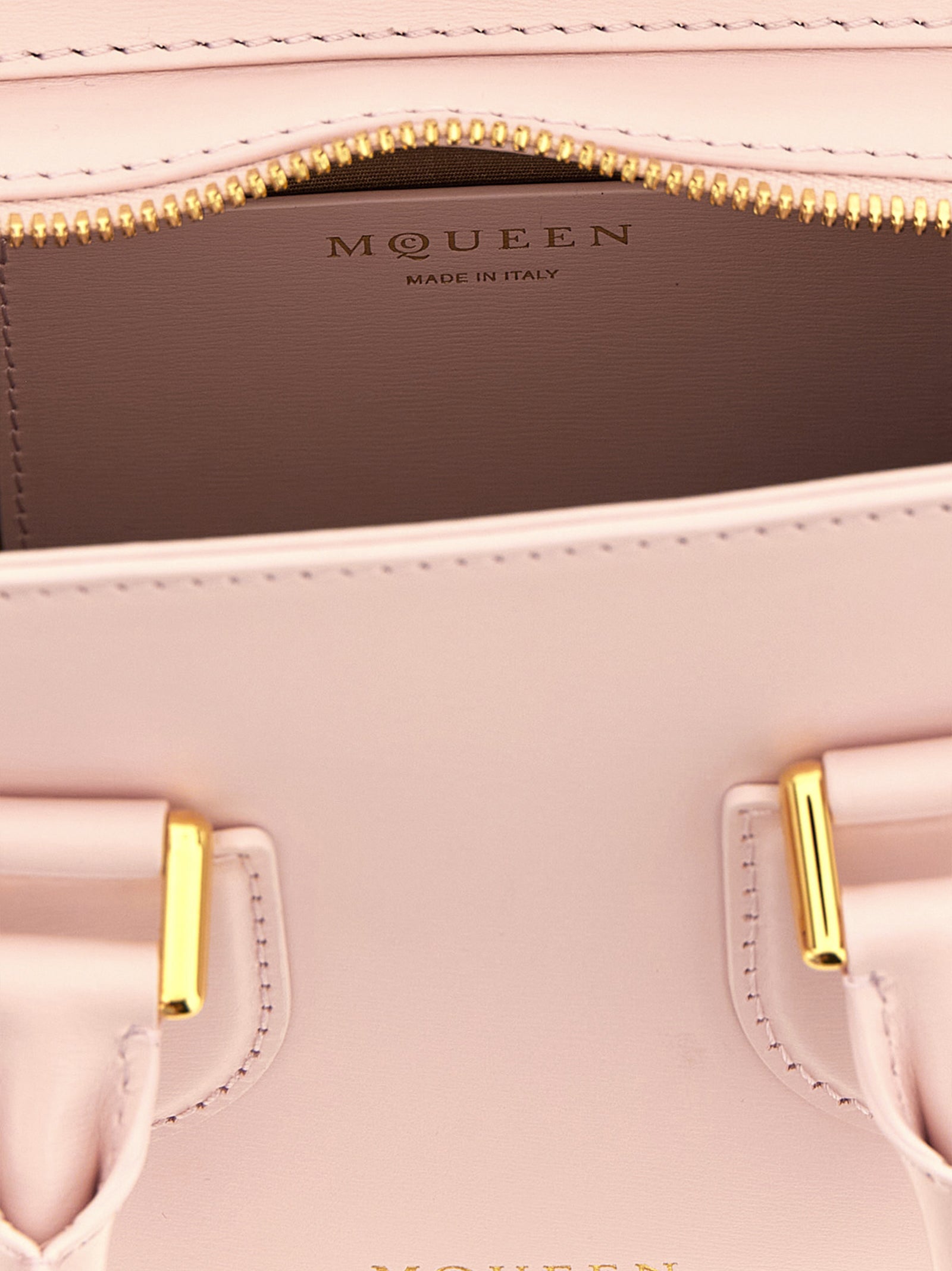 McQueen Birdee Mini Top Handle Bag Blush Pink