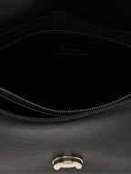 Pinko Love One Classic Goat Leather Crossbody Bag Black