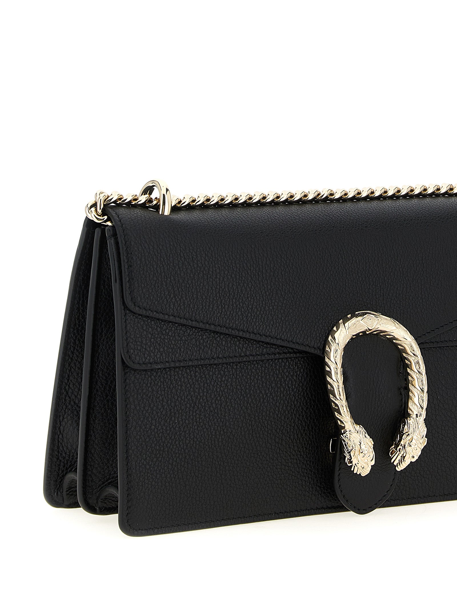 Gucci Dionysus Medium Calf Leather Shoulder Bag Black